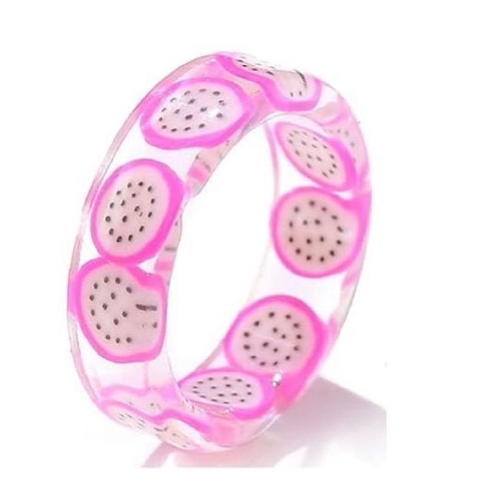 Dragonfruit Patterned Ring